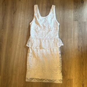 White lace dress